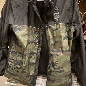O'Neill Black and Camouflage Windbreaker